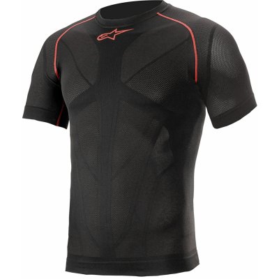 Alpinestars triko RIDE TECH V2 SS funkční black/red – Zbozi.Blesk.cz