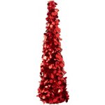 Červený lesklý vánoční stromek Sparkling M – 19*19*84 cm - J-Line by Jolipa – Hledejceny.cz