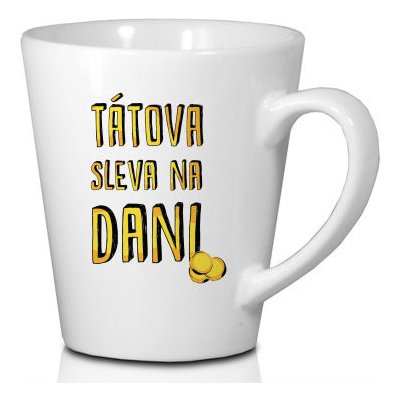 Hrnek Latte Tátova sleva na dani 325 ml – Sleviste.cz