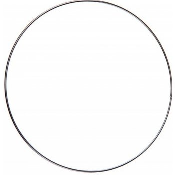 Kovový kruh na lapač snů Ø15 cm stříbrný