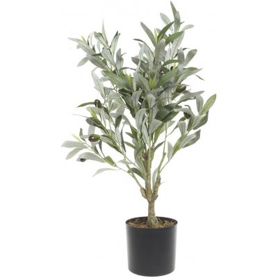 Dekorace umělý stromek olivovník s olivami Olea Tree Ø 12*73 cm Chic Antique – Zboží Dáma