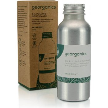 georganics Ústní voda na olejové bázi Spearmint 100 ml