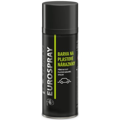 Colorlak Eurospray barva na plastové nárazníky AC732 400 ml RAL 9005 černá mat – Zboží Mobilmania