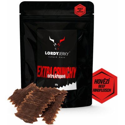 LORDYjerky HOVĚZÍ sušené maso NATURAL 500 g – Zboží Mobilmania