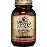 Solgar Biotin 5000 mcg 50 rostlinných kapslí – Hledejceny.cz