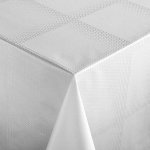 Veba Ubrus Garbo Fall tečky bílá 140x220 cm – Sleviste.cz