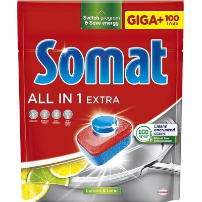 SOMAT All-in-1 Extra tablety do myčky 100 ks – Zbozi.Blesk.cz