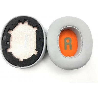 eses náhradní náušníky pro sluchátka JBL JR 460NC světle šedé kožené – Zboží Živě