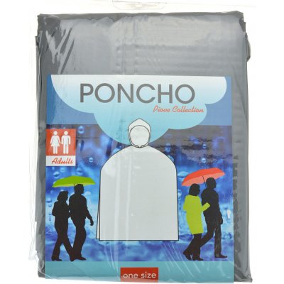 OEM - Poncho do deště - Šedé - 8719202619638 – Zboží Dáma