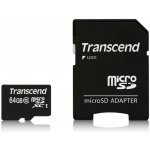 Transcend microSDXC 64 GB UHS-I TS64GUSDXC10 – Hledejceny.cz