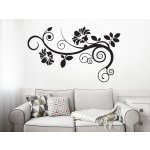 Nalepte.cz samolepka na zeď Popínavá květina, rozměry 30 x 18 cm – Zbozi.Blesk.cz