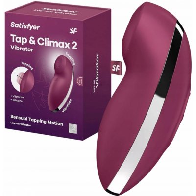 Satisfyer Přikládací Tap & Climax 2 silikonový s pulzátorem – Zbozi.Blesk.cz