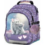 Ulitaa Juno batoh Kočky fialový – Zboží Mobilmania
