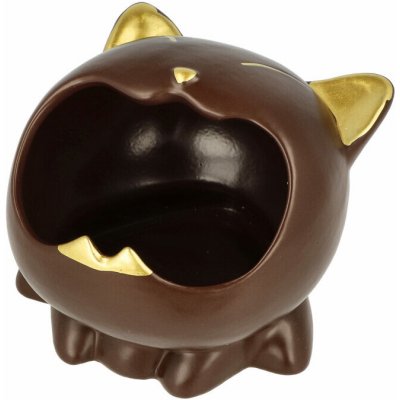VPKCZ Cigaretový popelník Cat Brown/Gold – Zboží Dáma