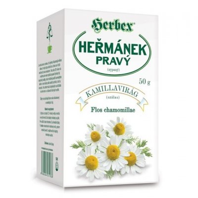 Herbex Heřmánek Pravý sypaný čaj 50 g – Zboží Mobilmania