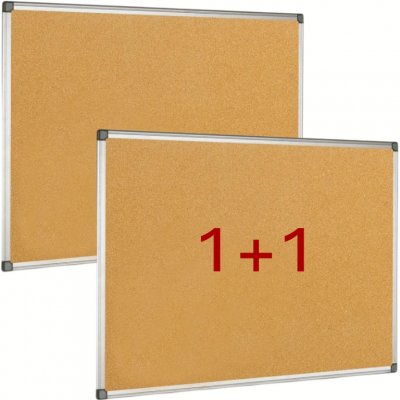 B2B Partner Korková nástěnka, 1200 x 900 mm, 1+1 ZDARMA – Hledejceny.cz