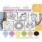 Adrian Martinkovič Pískování sada KOČKA ŽABKA JEDNOROŽEC SLUNÍČKO ČTYŘLÍSTEK – Zboží Dáma