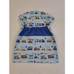 Pro útulný domov kapsář na ramínko Dopravní prostředky modré – Sleviste.cz