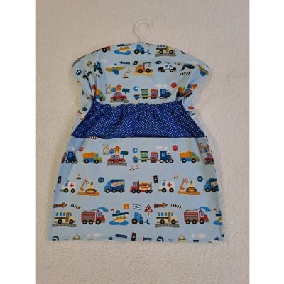 Pro útulný domov kapsář na ramínko Dopravní prostředky modré – Sleviste.cz