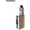 Gripy e-cigaret VOOPOO DRAG 4 177W Grip 5,5ml Full Kit Stříbrná/Hnědá