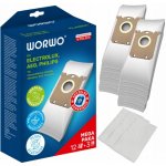 Sáčky WORWO ELMB01X12K Pro ELECTROLUX, AEG 12 ks – Zboží Dáma