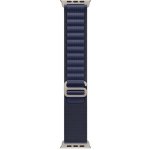 Apple Watch 49mm námořnicky modrý Alpský tah - M - provedení z přírodního titanu MXMY3ZM/A – Zboží Živě