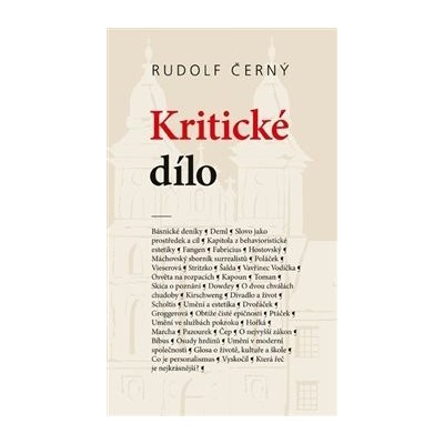 Kritické dílo - Jana Majcherová