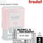 Trodat 4729 [ 50 x 30 mm pouze gumový štoček – Zboží Živě