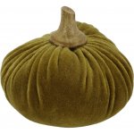 Home Styling Collection Umělá dyně, textilní dekorace, 10 x 11 cm, khaki zelená – Hledejceny.cz