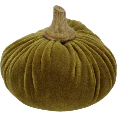 Home Styling Collection Umělá dyně, textilní dekorace, 10 x 11 cm, khaki zelená – Hledejceny.cz