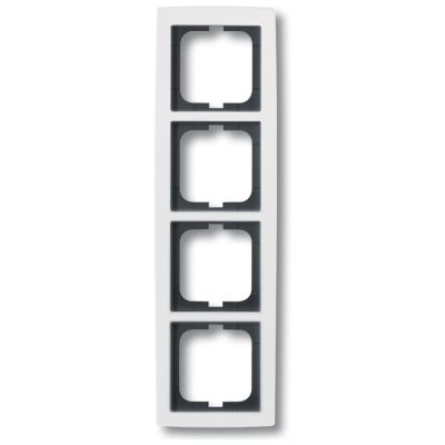 ABB Solo čtyřrámeček studio bílá 1754-0-4112 1724-84 2CKA001754A4112 – Hledejceny.cz