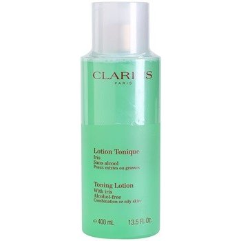 Clarins čistící pleťové tonikum s kosatcem pro smíšenou až mastnou pleť Toning Lotion Alcohol-Free With Iris 400 ml