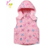 KUGO dívčí vesta zateplená KB2337 světle růžová Růžová – Zbozi.Blesk.cz