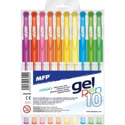 MFP 6000798 gelové pero set NEON 10 ks GN1068-10