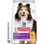 Hill’s Adult Medium Sensitive Stomach & Skin with chicken 2,5 kg – Hledejceny.cz