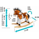 MILLY MALLY Houpací koník Milly Mally Jurášek tmavě hnědý – Zboží Dáma