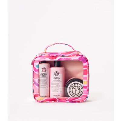 Maria Nila Luminous Colour Beauty Bag šampon 300 ml + kondicionér 300 ml + šampon 100 ml + kondicionér 100 ml dárková sada – Zbozi.Blesk.cz