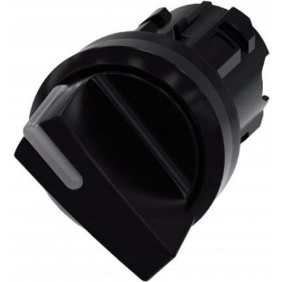 Siemens 3SU10022BF100AA0 3SU1002-2BF10-0AA0 kloubový spínač plastový přední prstenec, s možností osvětlení otočný přepínač černá 1 x 90 ° 1 ks – Zboží Mobilmania