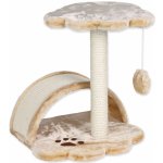 Škrábadlo Vitoria 50 cm jednopatrové s kruhovým odpočívadlem a tunelem – Hledejceny.cz