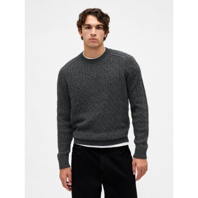 GAP pletený svetr z Merino vlny šedá – Sleviste.cz
