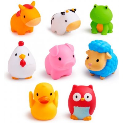 Munchkin Bath Farm Bath Squirts do vody 9 m+ 8 ks – Zbozi.Blesk.cz