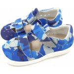 Beda Barefoot sandály Blue Military modré – Zboží Dáma