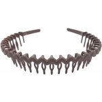 Matná čelenka s hřebínkem černá – Zboží Dáma