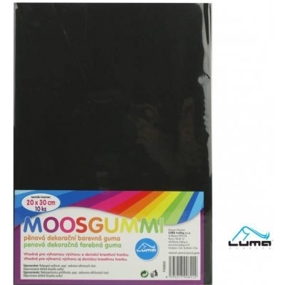 Mosguma, MOOSGUMMI A4 černá pěnovka – Zboží Mobilmania
