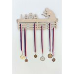 MAJADESIGN Věšák na medaile se jménem Ping-pong Přírodní dřevo – Hledejceny.cz