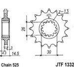 JT Sprockets JTF 1332-16 – Hledejceny.cz