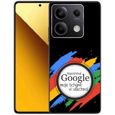 mmCase na Xiaomi Redmi Note 13 5G - tchýně ví všechno černé pozadí – Zboží Živě