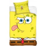 Carbotex bavlna povlečení SpongeBob motiv Emoji 100% bavlna Renforcé 70x90 140x200 – Zboží Mobilmania