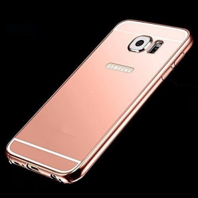 Pouzdro Metal Mirror Samsung G920 S6 rose zlaté