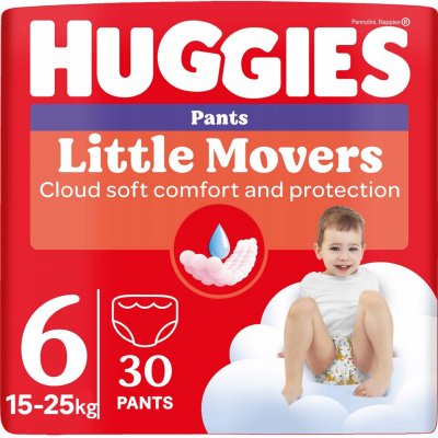 Huggies Little Movers Pants 6 30 ks – Zboží Dáma